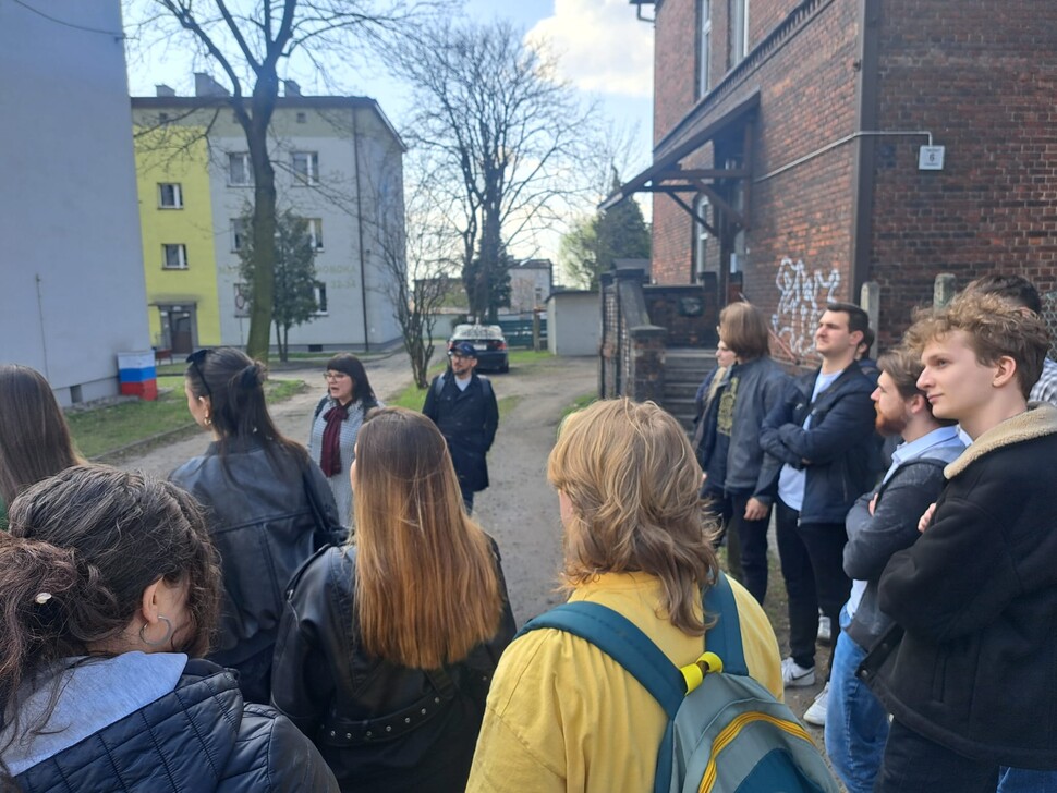 Studenci w czasie wizyty