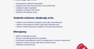 Obrazek przedstawia plakat stażu