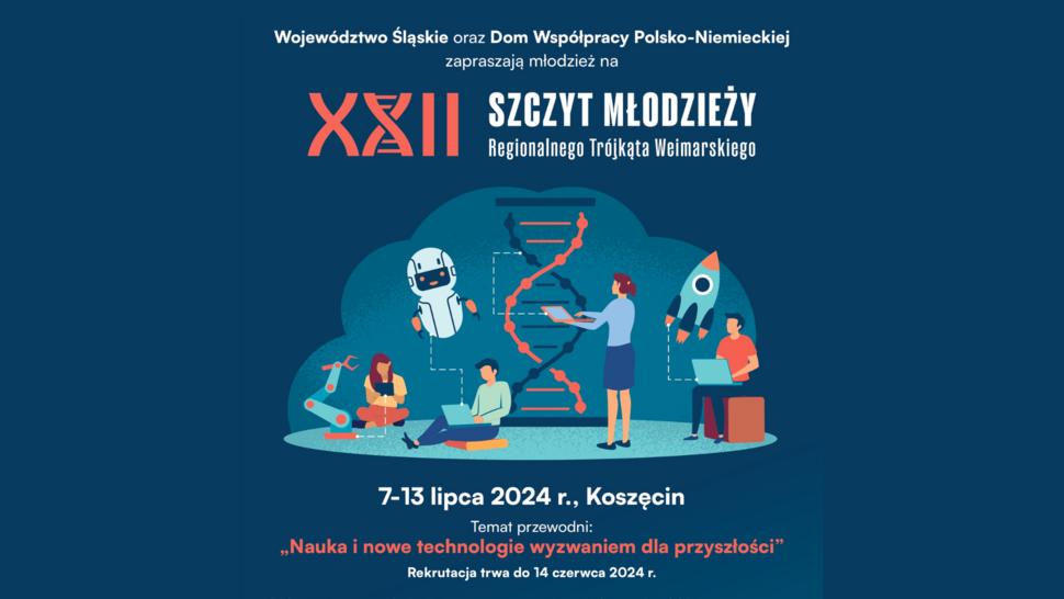 XXII Szczyt Młodzieży Trójkąta Weimarskiego - grafika promocyjna