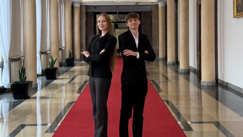 Marta Kołodziej i Wiktor Maciążek