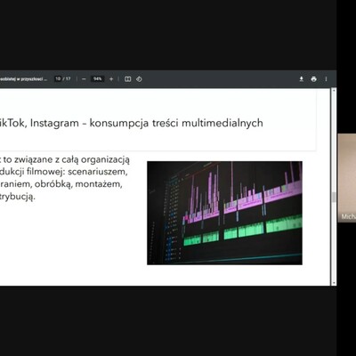 zrzut ekranu z konferencji 