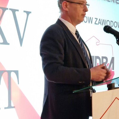 Zdjęcie prezentujące Dziekana A. Drobniaka