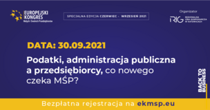 Polski Ład – co może dać MŚP? Dowiemy się podczas Europejskiego kongresu MŚP -  grafika promo