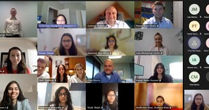 zrzut ekranu, uczestnicy wideokonferencji