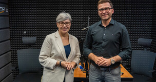 dr Adamus-Matuszyńska oraz Marek Kiczka