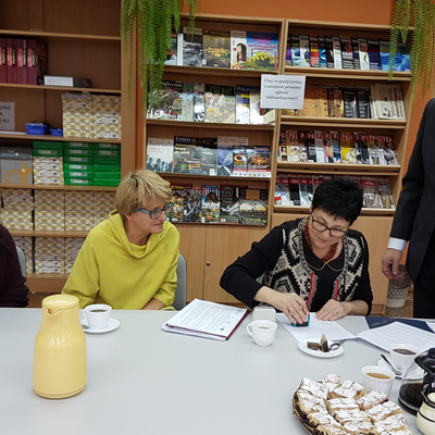 Podpisanie umowy z ZSO w Żorach