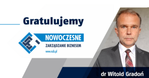 gratulacje, logo wydarzenia oraz zdjęcie doktora witolda gradonia