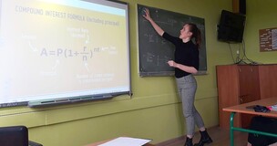 Wizyta studentów w LO w Żorach