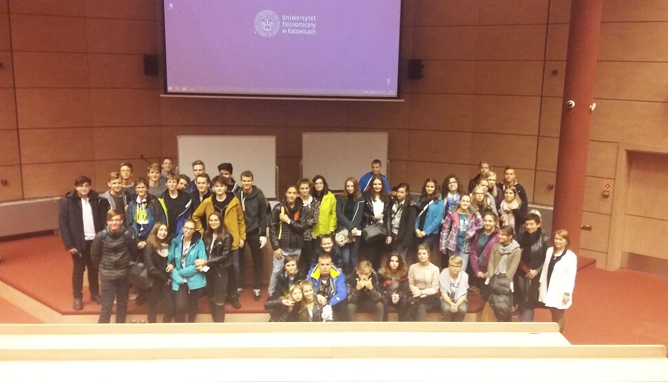 Gimnazjaliści z wizytą na UE Katowice