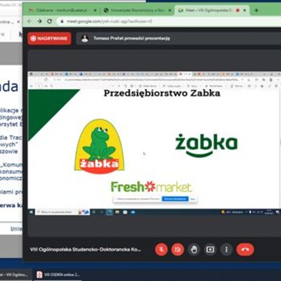 zrzut ekranu z konferencji 
