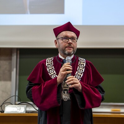 Prorektor prof. Wolny