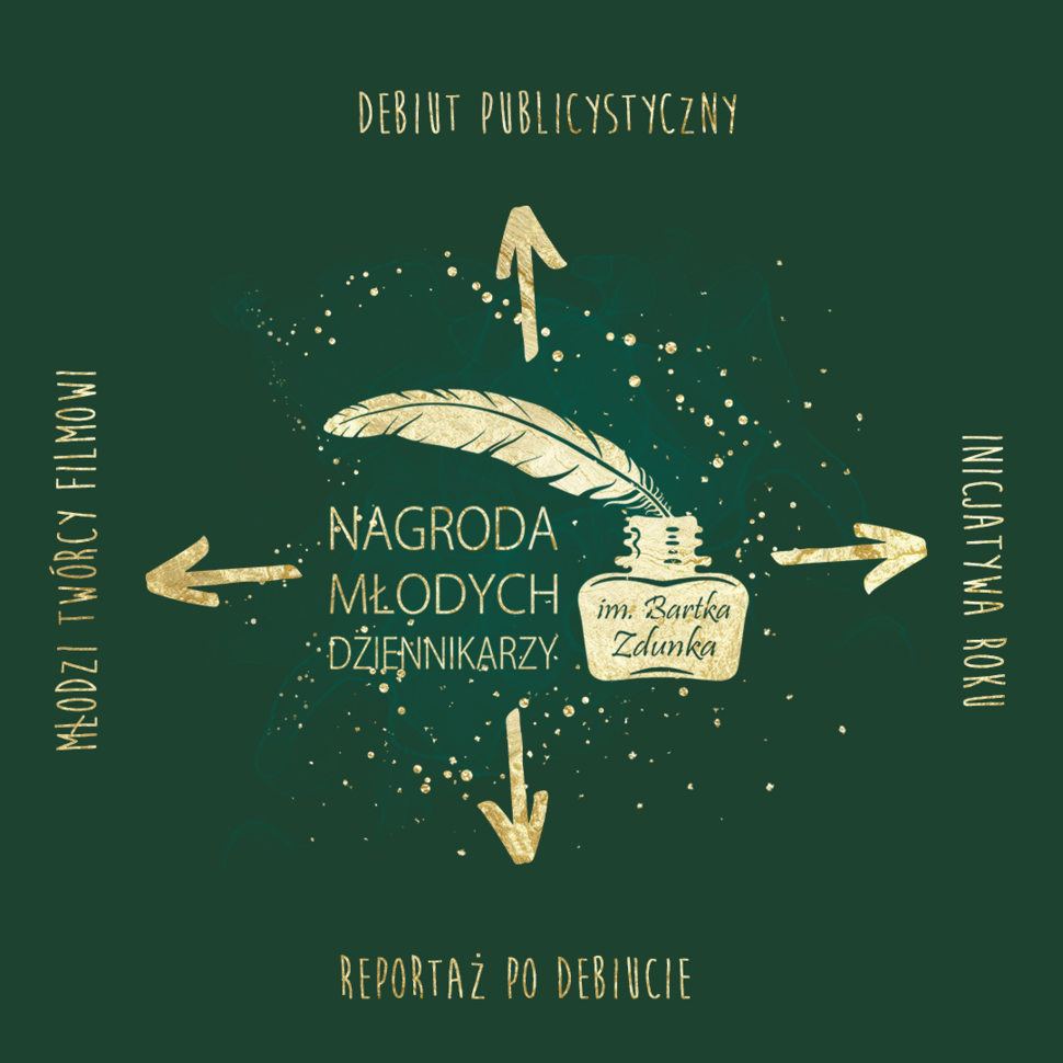 plakat z kategoriami konkursu