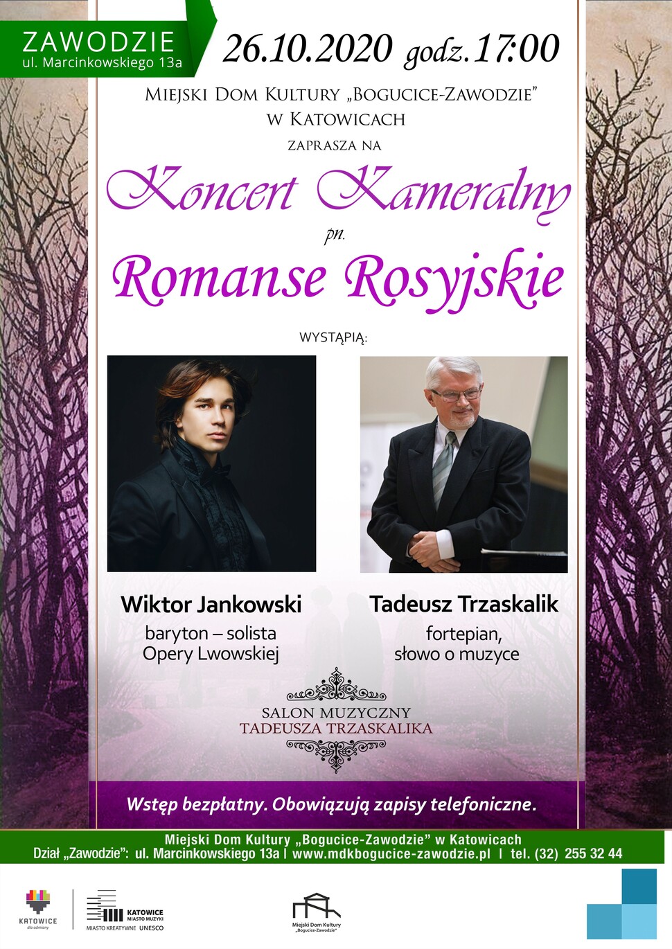 Koncert z cyklu Salon muzyczny Tadeusza Trzaskalika