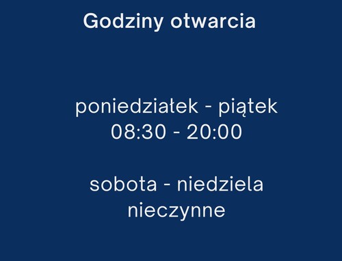 Godziny otwarcia
