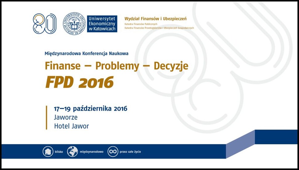 Międzynarodowa Konferencja Naukowa FPD 2016