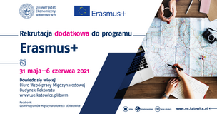 Rekrutacja dodatkowa do programu Erasmus+