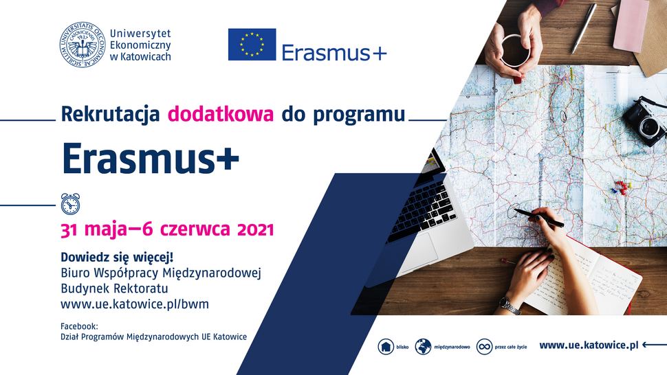 Rekrutacja dodatkowa do programu Erasmus+