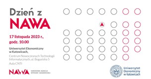 grafika promująca - Dzień z NAWA w Katowicach