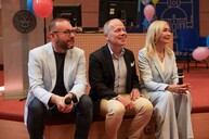 Prorektor prof. Wolny, prof. Dyduch oraz JM Rektor prof. Olszak