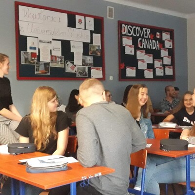Wizyta studentów w LO w Żorach