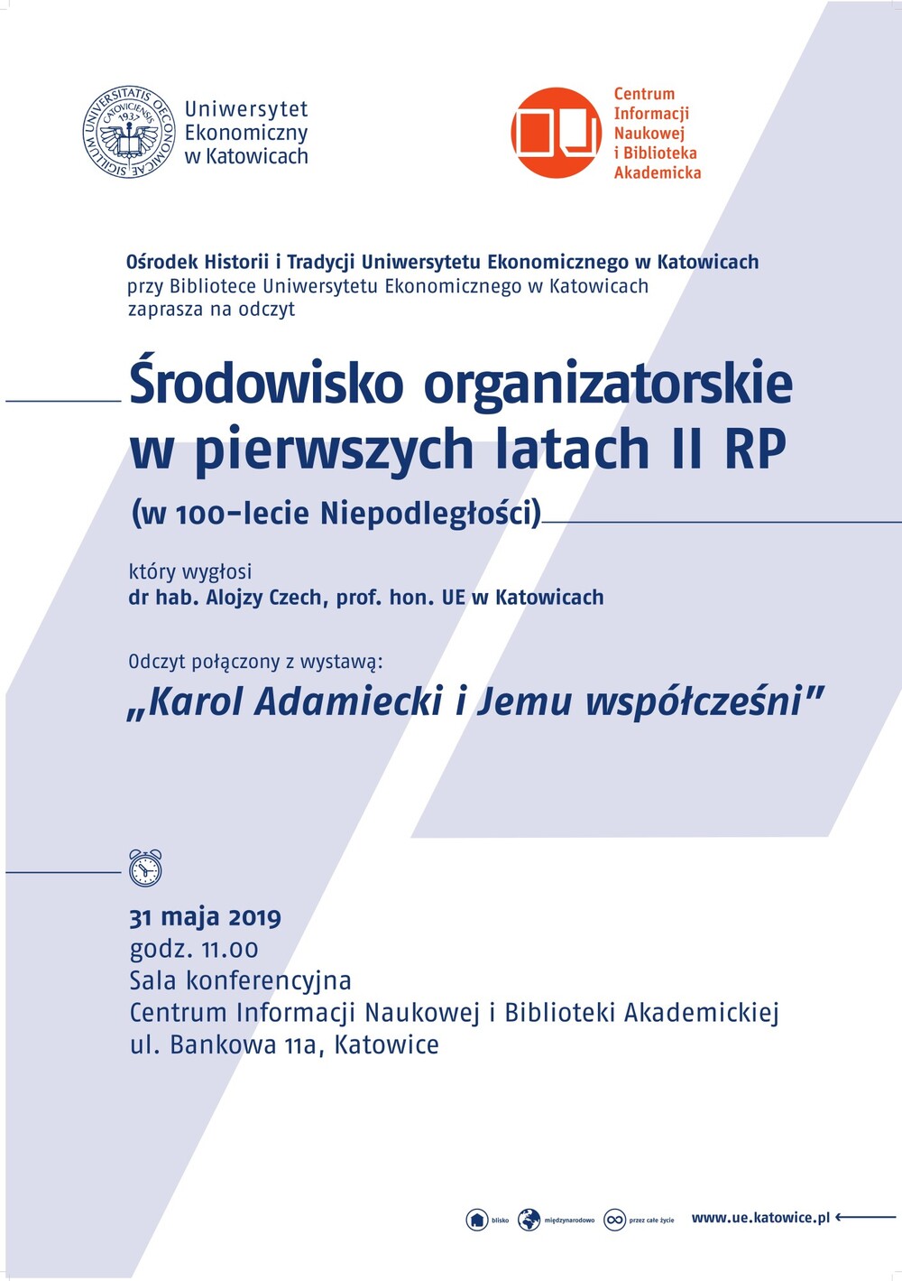 Odczyt_Ośrodek Historii i Tradycji UE przy bibliotece UE w Katowicach