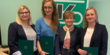Na zdjęciu znajdują się autorki monografii oraz prof. dr hab. Gertruda Świderska