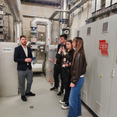 Wizyta w Tychach - studenci