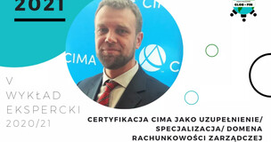 Plakat promujący wydarzenie zawierający informacje ogólne, oraz zdjęcie gościa.