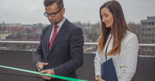 Uroczyste otwarcie lądowiska na dachu CNTI