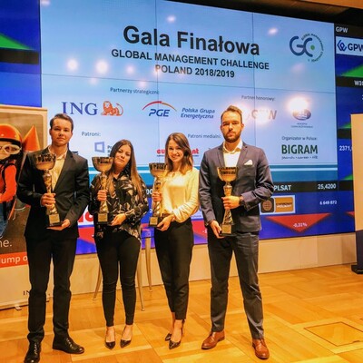 Reprezentacja UE Katowice zwycięża Global Management Challenge Poland