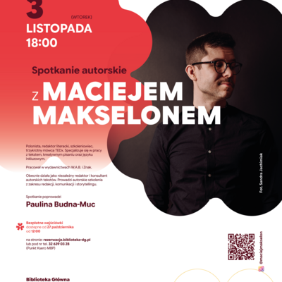 plakat informujący o wydarzeniu