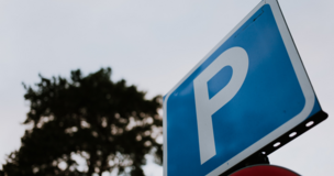 grafika ozdobna - znak parkingu