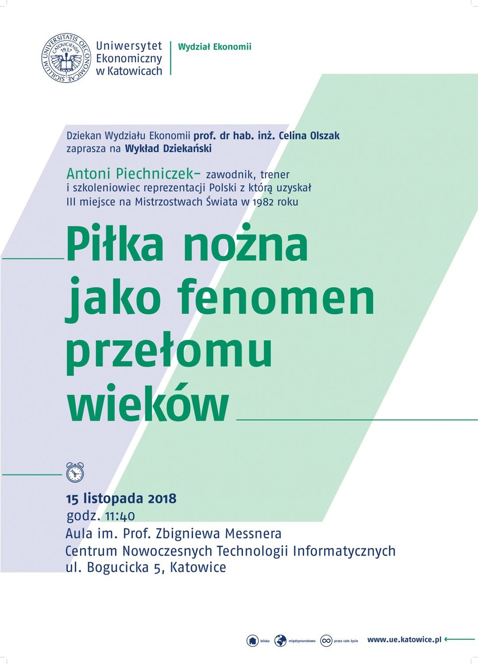 Zapraszamy na wykład dziekański na Wydziale Ekonomii