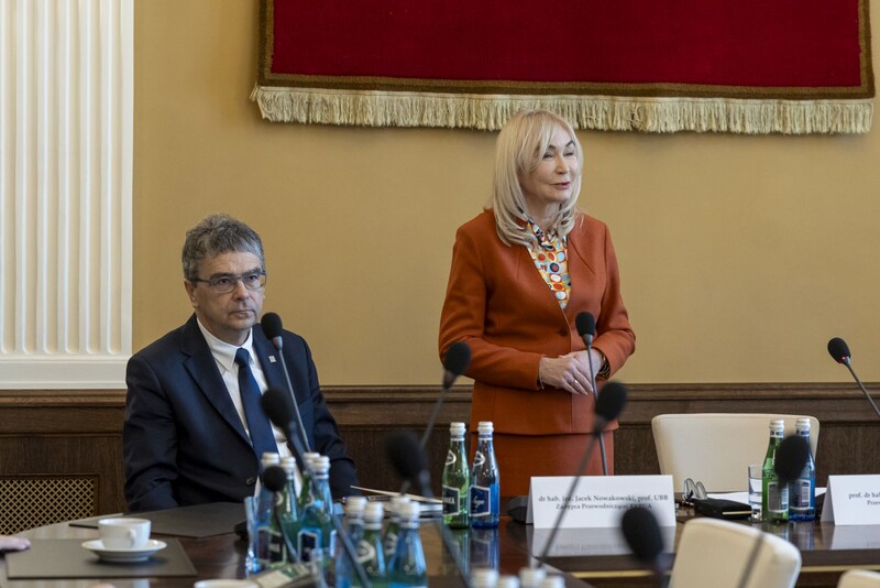 JM Rektor przemawiająca do uczestników spotkania
