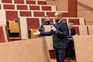 zdjęcie podczas wydarzenia "Dialog z przyszłością: Człowiek a sztuczna inteligencja"
