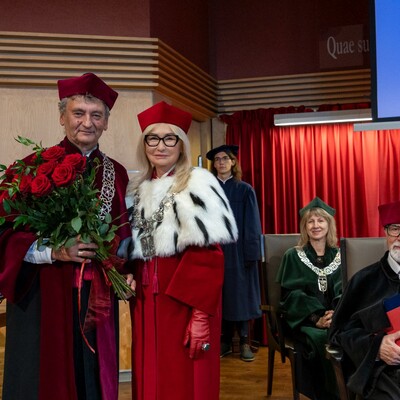 prof. dr hab. n. med. Edward Wylęgała oraz JM Rektor