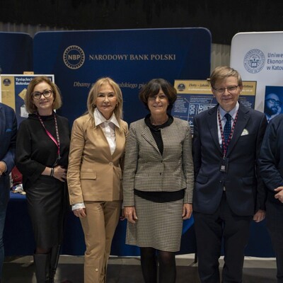 zdjęcie wykonane na stosiku UE Katowice oraz NBP Katowice