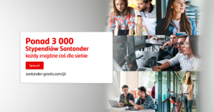 3 200 miejsc na bezpłatne kursy w ramach Stypendiów Santander - #NeverStopLearning - grafika promocyjna