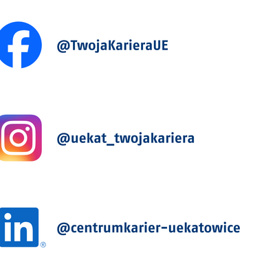 Centrum Karier i Współpracy z Absolwentami - Facebook, Instagram, LinkedIn
