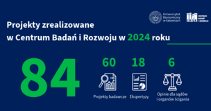 Grafika ilustrująca ilość projektów realizowanych przez cbir