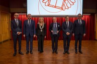 Prorektorzy oraz Kanclerz z JMR prof. Olszak