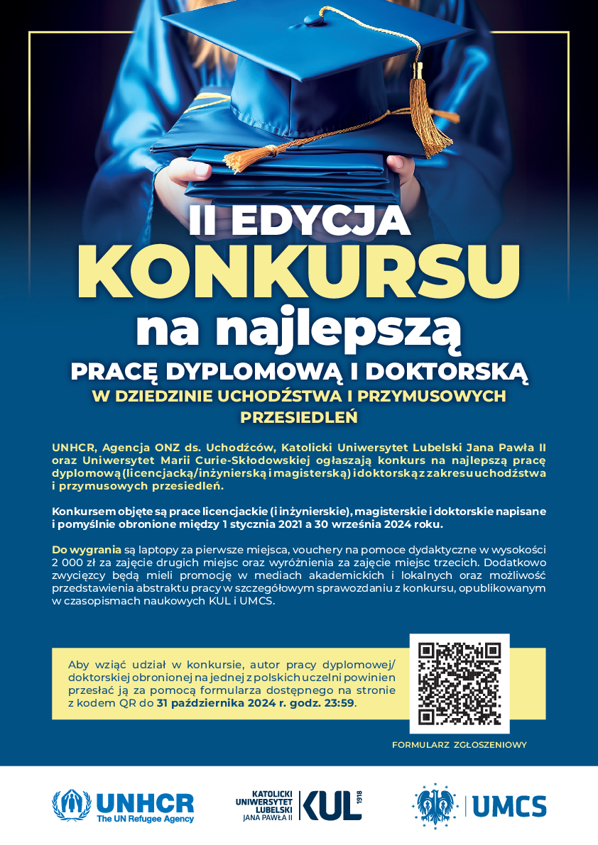 Ulotka informująca o konkursie 