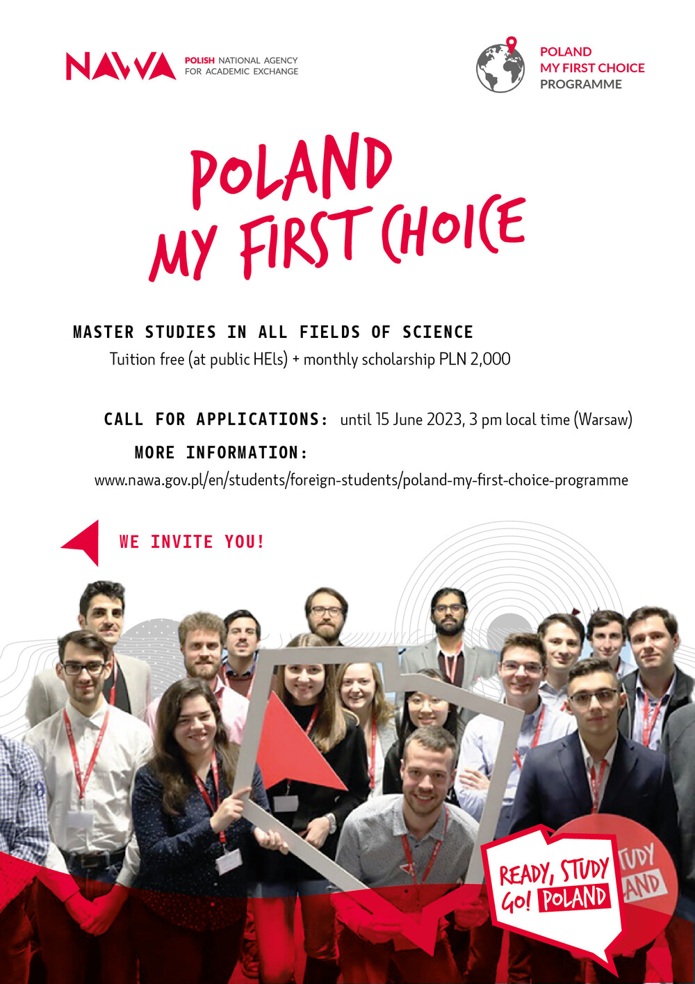 On the poster we can see information about programme and few peoples