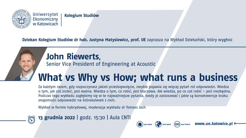 Informacje o wykładzie