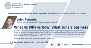 Informacje o wykładzie