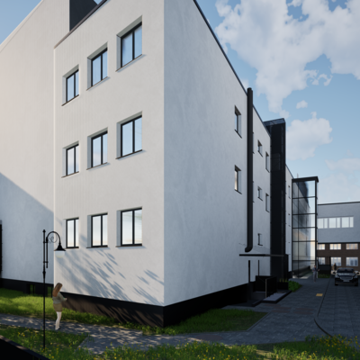 wizualizacja budynku C