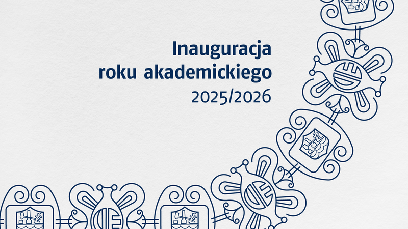 grafika ozdobna z łańcuchem rektorskim: Inauguracja roku akademickiego 2025/2026