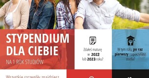 plakat promujący stypedium