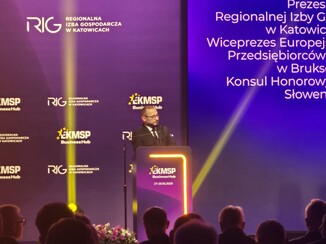 Prezes Regionalnej Izby Gospodarczej w Katowicach i Konsul Honorowy Republiki Słowenii Tomasz Zjawiony