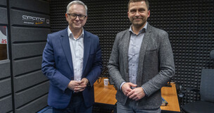 prof. Papaj i Marek Kiczka